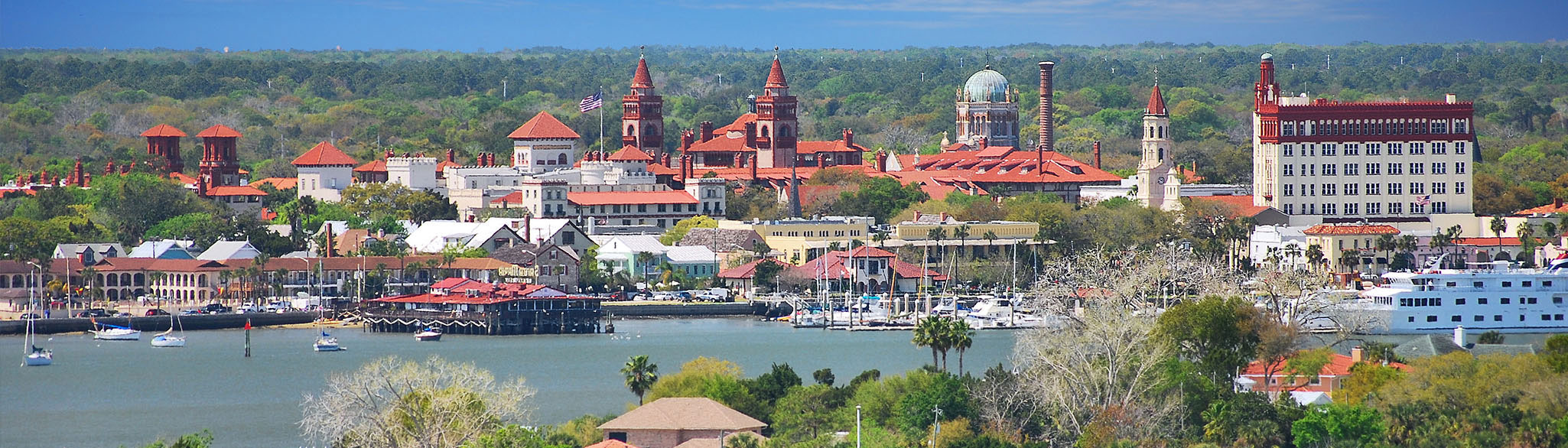 aerial view of St. Augustine
